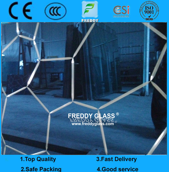 ４mm Engraved Glass